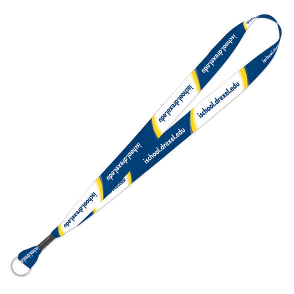 1" lanyard made from premium satin polyester, measuring 33" - 34"... from ASI 66390 LarLu