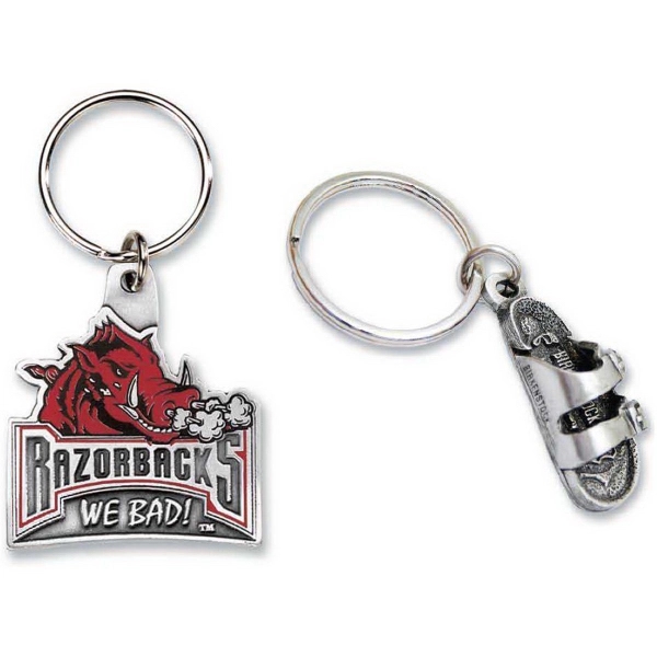 Solid pewter key chains with split ring.... from ASI 53697 Faro Products