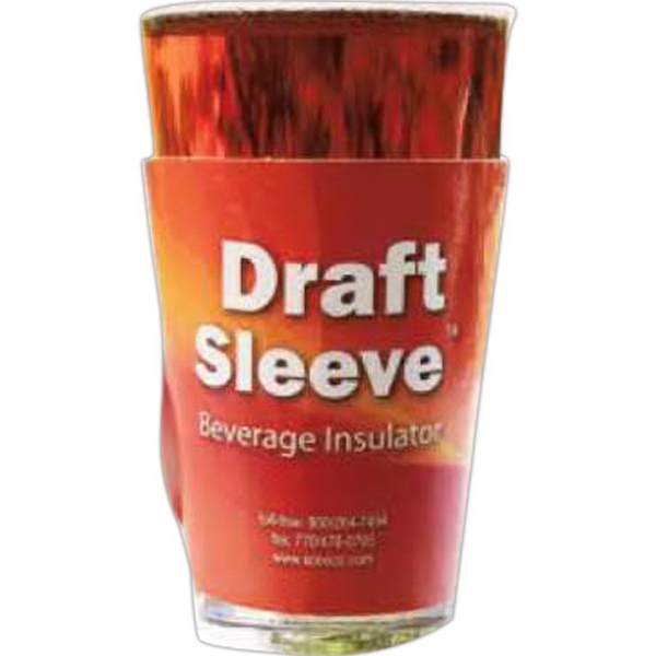 Beer Pint Glass insulator sleeve, Paper Band... from ASI 82650 Sonoco Paperboard Specialties / Creative Coasters