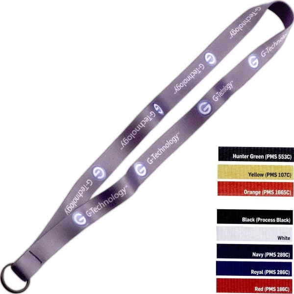 1/2" x 16" polyester dye-sublimated sewn lanyard with black split-ring.... from ASI 88060 Snugz/USA Inc / SnugZ USA®