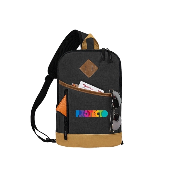 Epic Tablet Sling Pack made of polished 600D polyester.... from ASI 57702 GoodHopeBags, Inc.