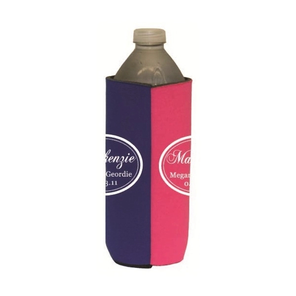 Premium Collapsible Foam Two-Tone Bottle Bag Insulator.... from ASI 63009 J I T Manufacturing Inc / Just in Time JIT Promo