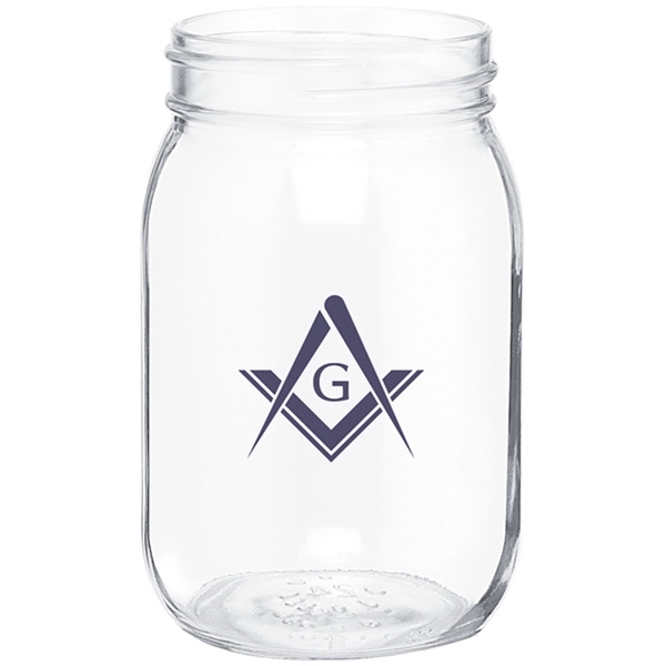 16 oz glass mason jar with a threaded top.... from ASI 51197 ETS Express, LLC