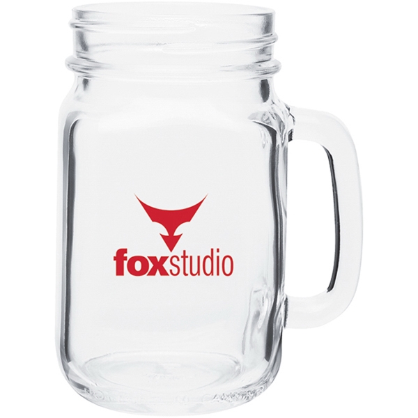 16 oz glass mason drinking jar with handle.... from ASI 51197 ETS Express, LLC