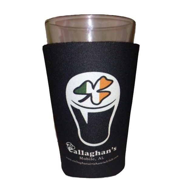 Premium Full Color Collapsible Foam Pint Glass Insulator.... from ASI 63009 J I T Manufacturing Inc / Just in Time JIT Promo