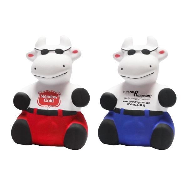 Stress Reliever comes in Shape of Cartoon Cow... from ASI 74779 O & S Supply Company LLC / O & S Supply Company