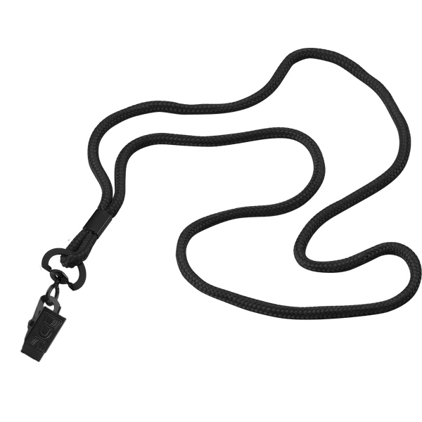 1/8" polyester economy cord lanyard with bulldog clip.... from ASI 88060 Snugz/USA Inc / SnugZ USA®