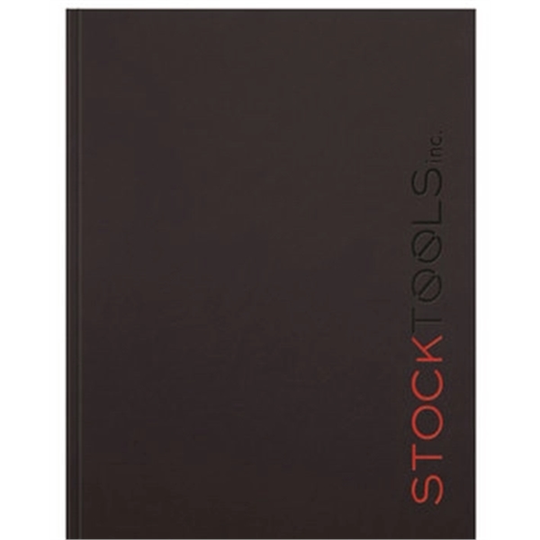8.5" x 11" perfect-bound notebook in smooth vinyl material with a... from ASI 91340 Journalbooks/Timeplanner Calendars