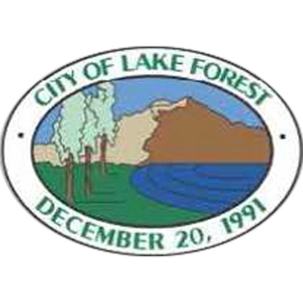 6-mil thick vinyl decal in assorted sizes and shapes.... from ASI 59080 Halls & Company