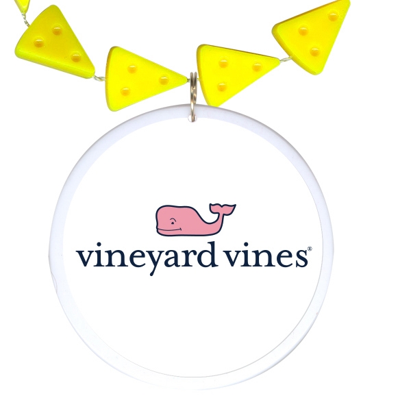 38" strand of 17mm x 15mm cheese wedge-shaped beads with 36mm... from ASI 62677 iline PROMO (The Innovative Line) / iline PROMO (The Innovative Line)