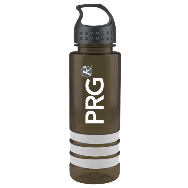 24 oz Tritan Stripe Bottle With A Crest Lid... from ASI 55990 Garyline / GaryLine®
