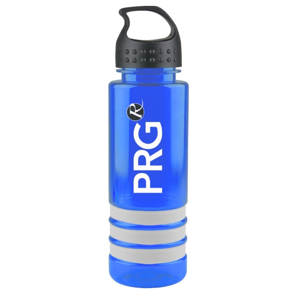 24 oz Tritan Stripe Bottle With A Crest Lid... from ASI 55990 Garyline / GaryLine®