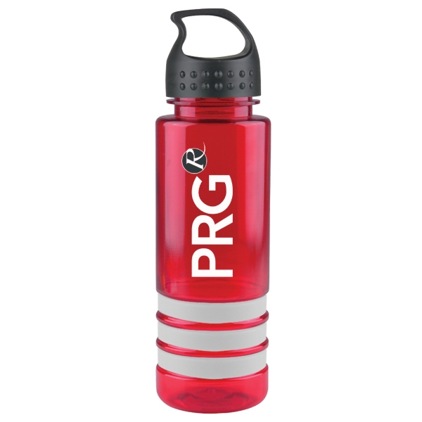 24 oz Tritan Stripe Bottle With A Crest Lid... from ASI 55990 Garyline / GaryLine®