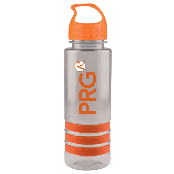 24 oz Tritan Stripe Bottle With A Crest Lid... from ASI 55990 Garyline / GaryLine®