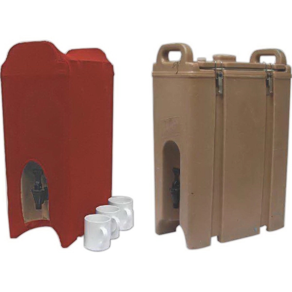 80/20 nylon and Lycra stretch blank cover for five gallon Cambro... from ASI 36558 Aprons, Etc.