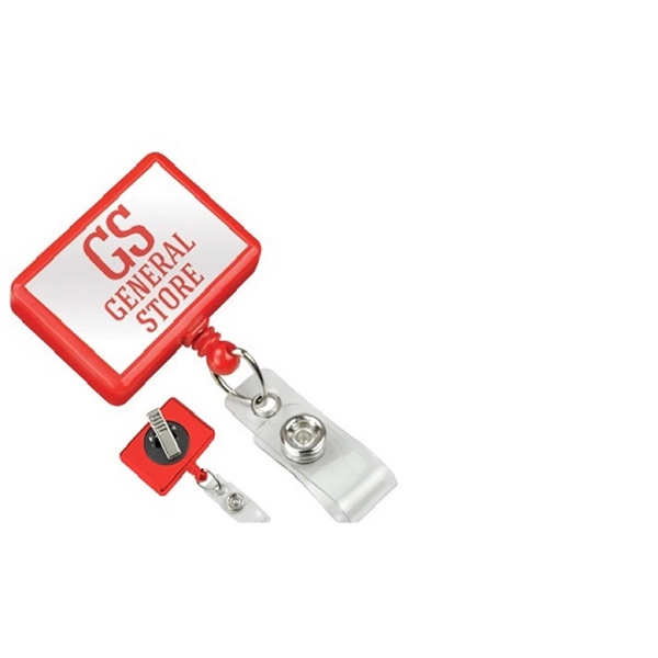 Retractable badge reel is compact and convenient.... from ASI 62088 IDProductsource