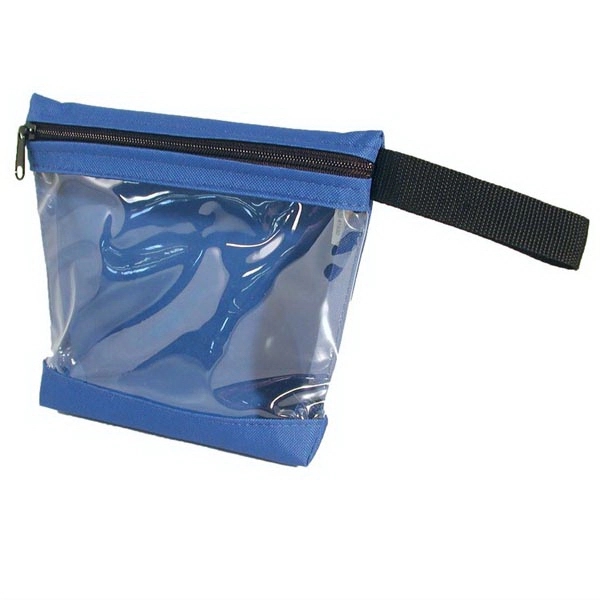 Make-up bag with clear vinyl window and zipper closure.... from ASI 41630 Brave USA / Brave USA