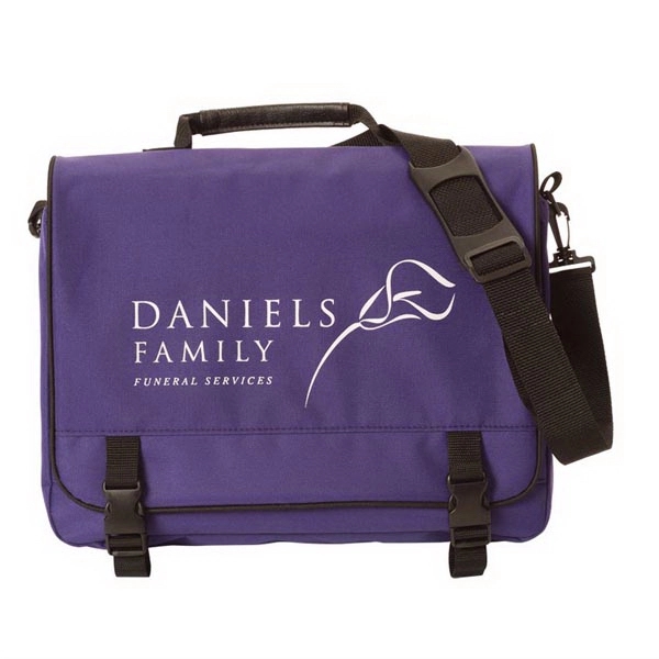 Flap over briefcase with self-fabric piping trim and accessory pockets.... from ASI 41630 Brave USA / Brave USA
