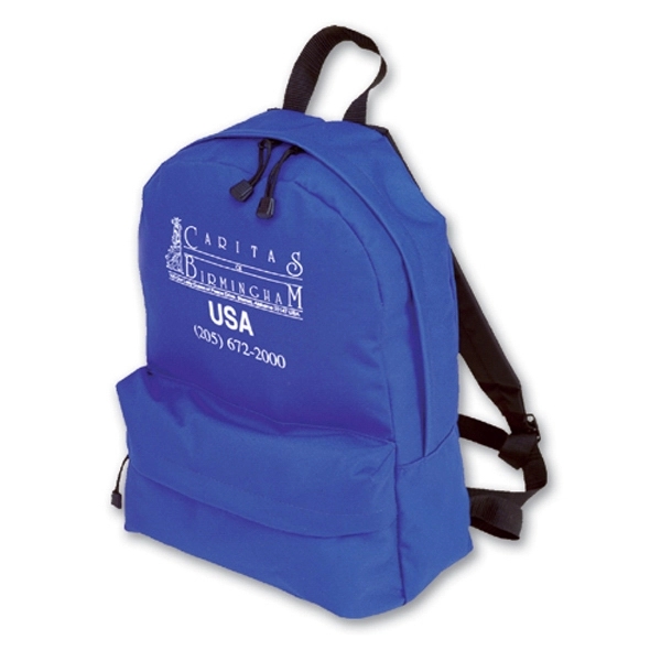 Backpack with gusseted front zipper pocket and padded adjustable shoulder straps.... from ASI 41630 Brave USA / Brave USA