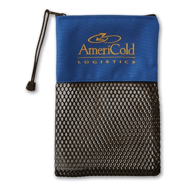 Mesh ditty accessory bag with easy grab zipper cord. Available in... from ASI 41630 Brave USA / Brave USA