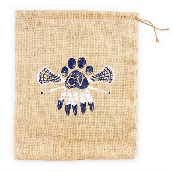 Jute/Burlap Drawstring Bag in multiple sizes with natural Jute color.... from ASI 41630 Brave USA / Brave USA