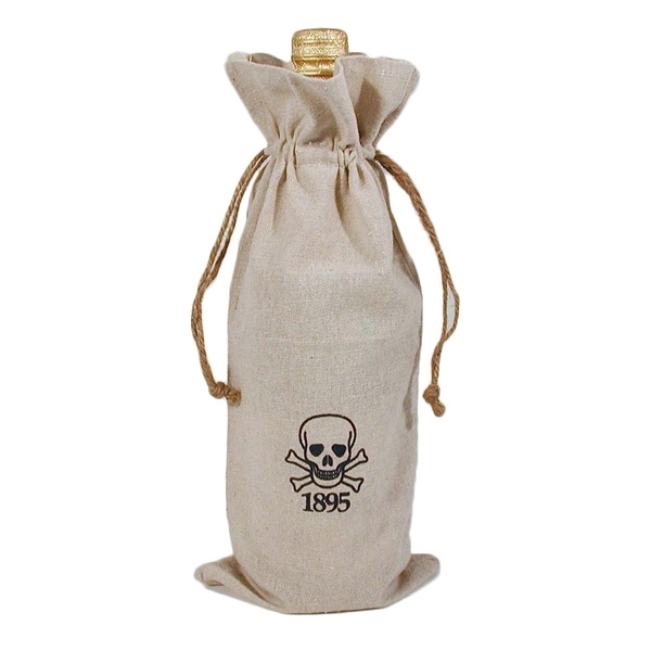 Rough natural cotton drawstring bag with hemp cord and multiple sizes.... from ASI 41630 Brave USA / Brave USA