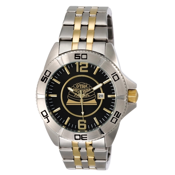 Men's and women's gold/silver watch with a second hand, water resistance,... from ASI 86230 Selco
