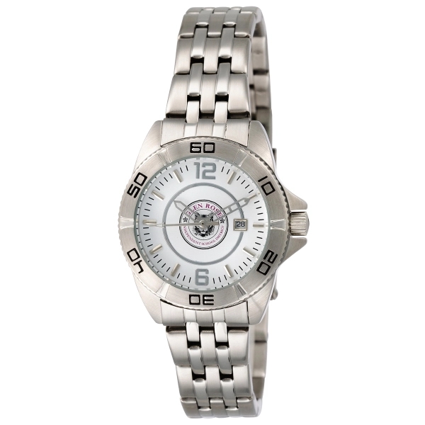 Men's and women's silver watch with a second hand, water resistance,... from ASI 86230 Selco