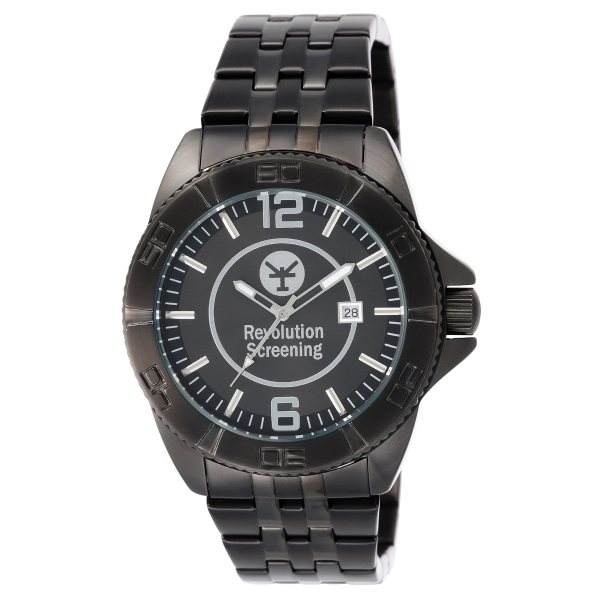 Men's and women's black watch with a second hand, water resistance,... from ASI 86230 Selco