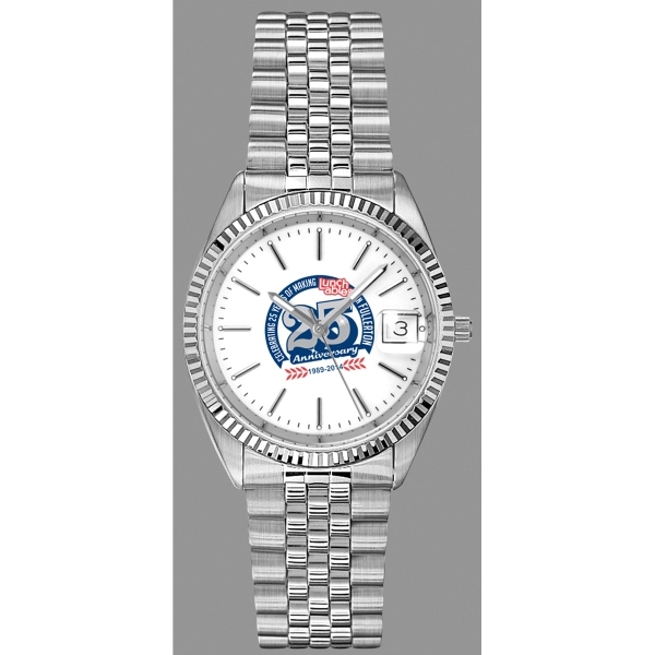USA/Lady Commander watch in silver with a second hand, water resistance,... from ASI 86230 Selco