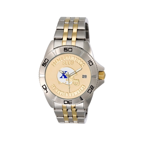 Men's and women's silver/gold watch with a second hand, water resistance,... from ASI 86230 Selco
