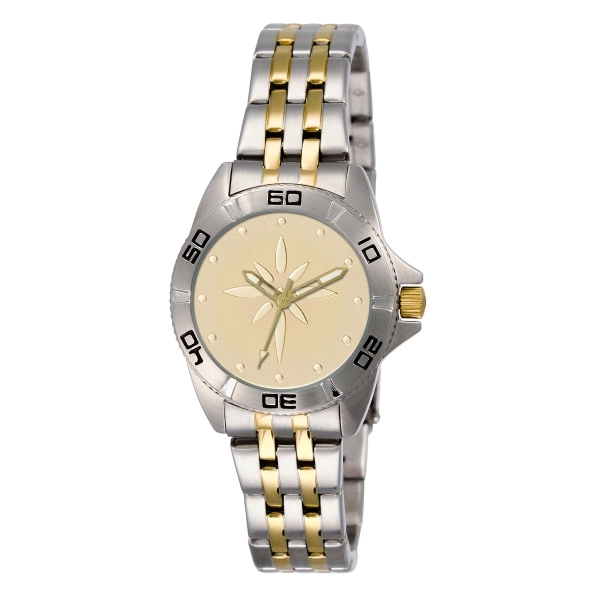 Men's and women's silver/gold watch with a second hand, water resistance,... from ASI 86230 Selco
