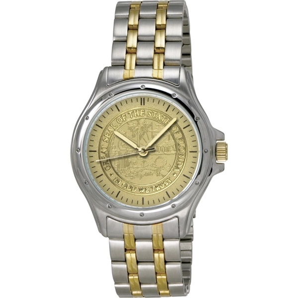 Men's and women's silver/gold watch with a second hand, water resistance,... from ASI 86230 Selco