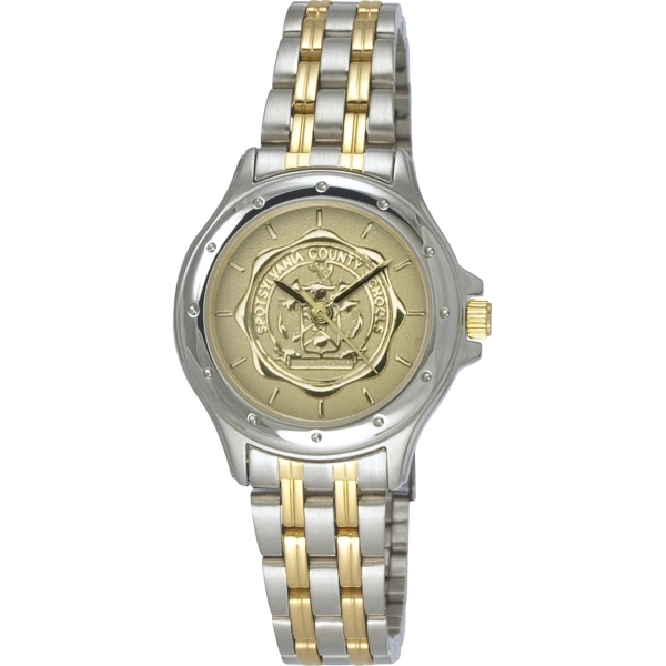 Men's and women's silver/gold watch with a second hand, water resistance,... from ASI 86230 Selco