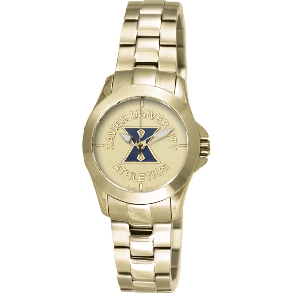 Men's and women's gold Intrigue watch with a second hand, water... from ASI 86230 Selco