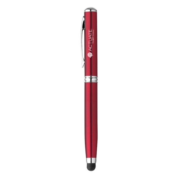 4-in-1 Cap off ballpoint pen with  stylus, LED, and laser... from ASI 31517 Admart Products / Admart Line