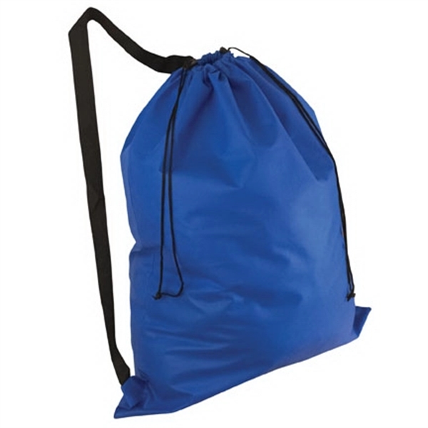 25" x 32" non-woven polypropylene laundry duffel with drawstring opening and... from ASI 35290 American Ad Bag Co