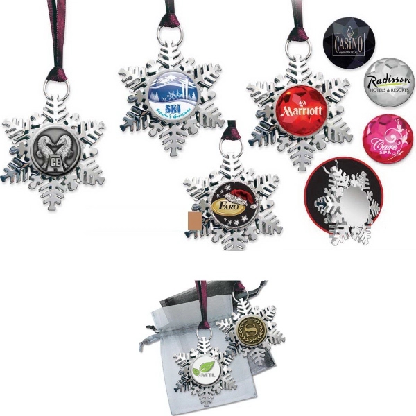 Platinum Snowflake Ornament (Digi-Cal).... from ASI 53697 Faro Products