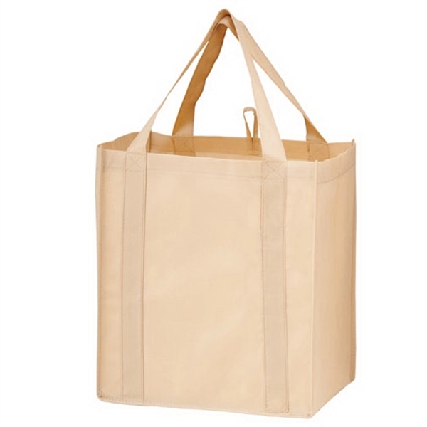 13" x 10" x 15" non-woven PP wine and grocery tote... from ASI 35290 American Ad Bag Co