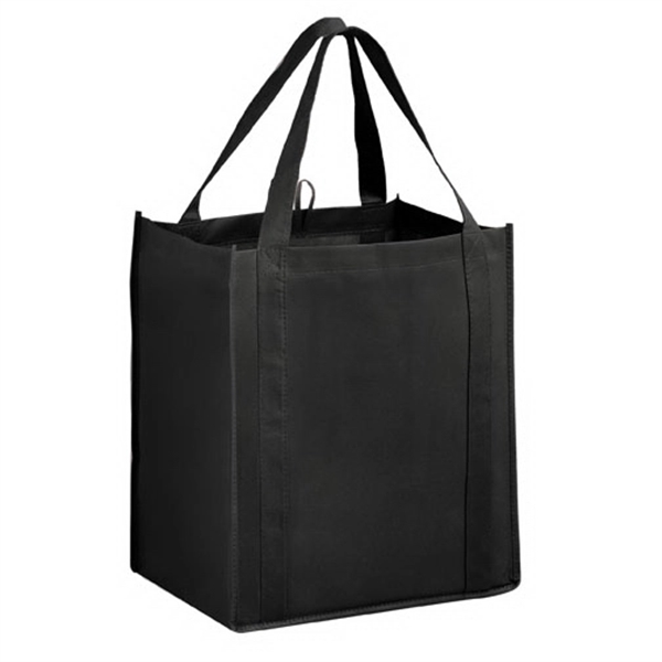 13" x 15" non-woven PP grocery tote with gusset, hanging loop,... from ASI 35290 American Ad Bag Co / American Ad Bag