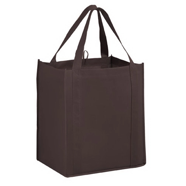 13" x 15" non-woven PP grocery tote with gusset, hanging loop,... from ASI 35290 American Ad Bag Co / American Ad Bag
