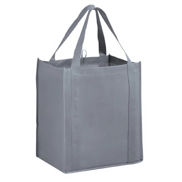 13" x 15" non-woven PP grocery tote with gusset, hanging loop,... from ASI 35290 American Ad Bag Co / American Ad Bag
