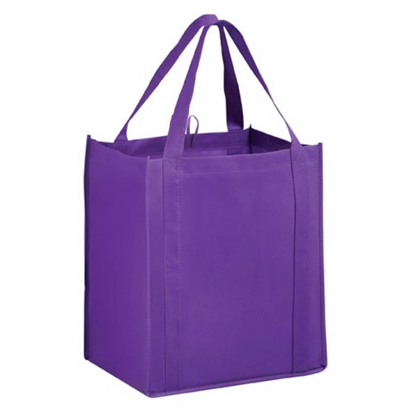 13" x 15" non-woven PP grocery tote with gusset, hanging loop,... from ASI 35290 American Ad Bag Co / American Ad Bag
