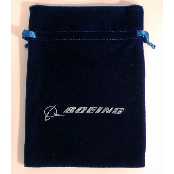 Velvet Drawstring Bag with double drawstring construction and multiple sizes. Blank.... from ASI 41630 Brave USA / Brave USA