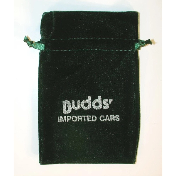 Velvet Drawstring Bag with double drawstring construction and multiple sizes. Blank.... from ASI 41630 Brave USA / Brave USA