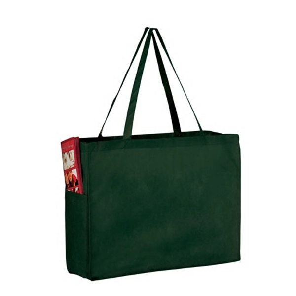 16" x 6" x 12" non-woven polypropylene tote with gusset, poly... from ASI 35290 American Ad Bag Co