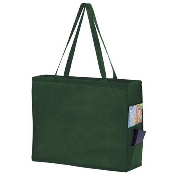 20" x 6" x 16" non-woven polypropylene tote bag with side... from ASI 35290 American Ad Bag Co