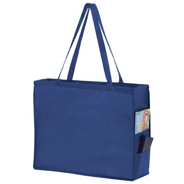 20" x 6" x 16" non-woven polypropylene tote bag with side... from ASI 35290 American Ad Bag Co