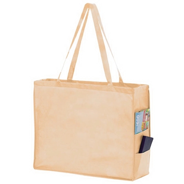 20" x 6" x 16" non-woven polypropylene tote bag with side... from ASI 35290 American Ad Bag Co