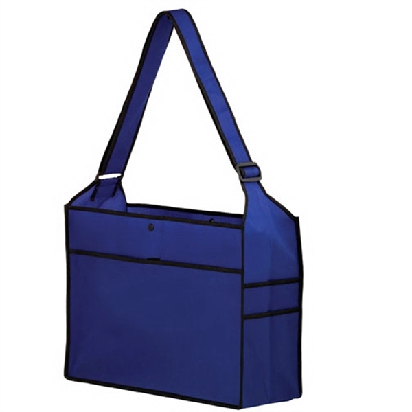 16" x 6" x 14" non-woven polypropylene tote with side and... from ASI 35290 American Ad Bag Co